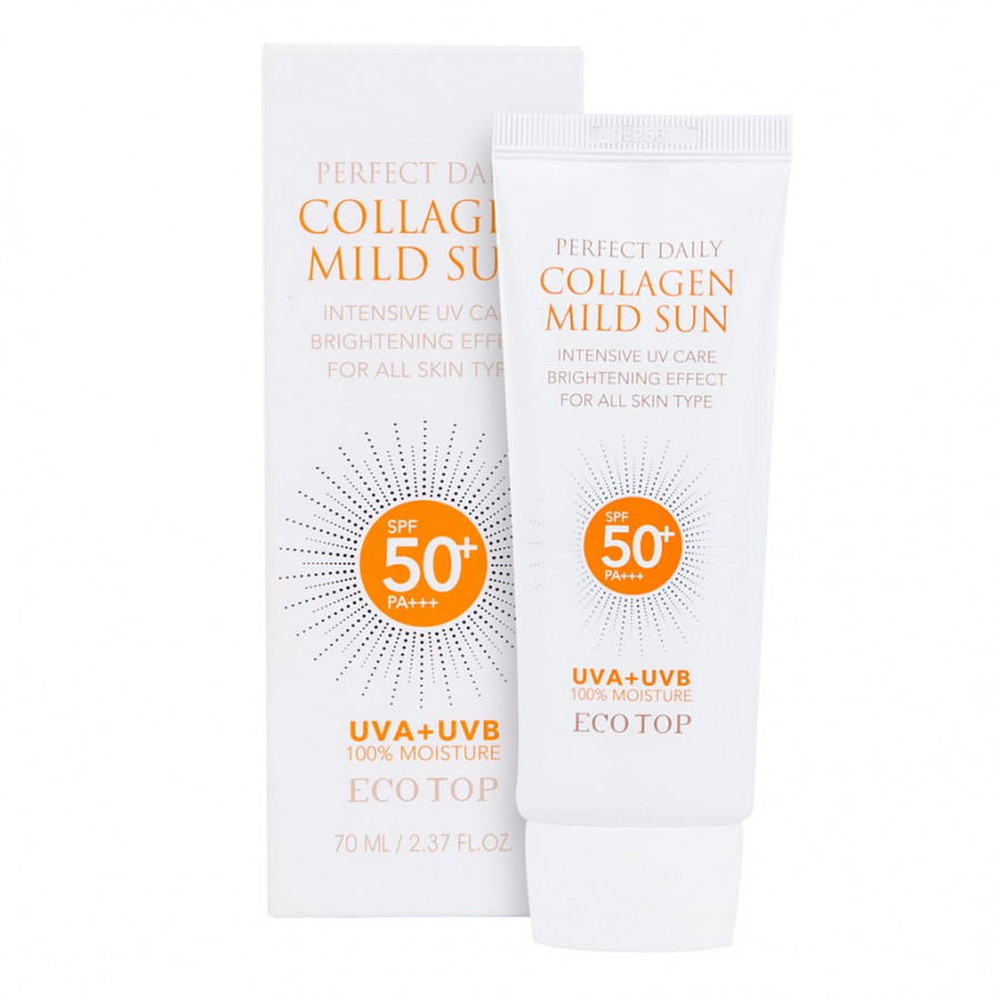 Kem chống nắng Ecotop Perfect Daily Collagen Mild Sun SPF50+ PA+++ 70ml