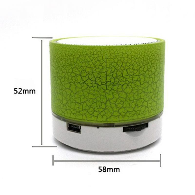Loa Bluetooth Có Đèn Led Nhiều Màu Hỗ Trợ Usb / Aux / Tf / Fm Card