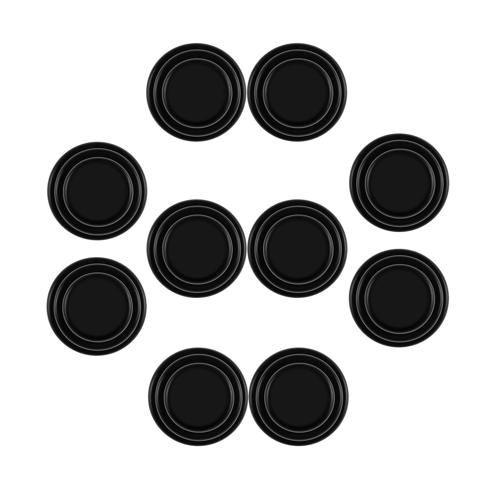 Door Protection Silicone Pad Sound Insulation Black