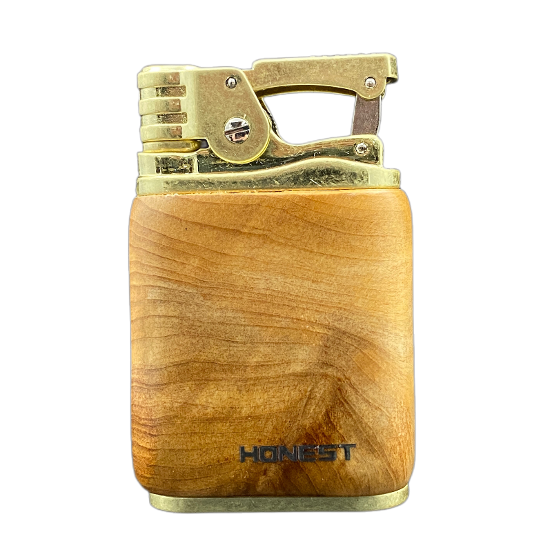 Vỏ Hột Quẹt Bật Lửa Xăng Đá Honest BCZ-789 Kiểu Dáng Xưa Cũ Tặng Kèm Đá Lửa Chuyên Dụng - Nhiều Màu