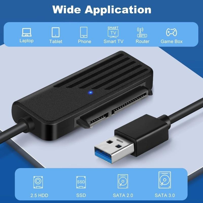 Adapter Chuyển Đổi Ổ Cứng SATA Sang USB 3.0 Cho Laptop 5 Gbps Giao Diện USB2.0