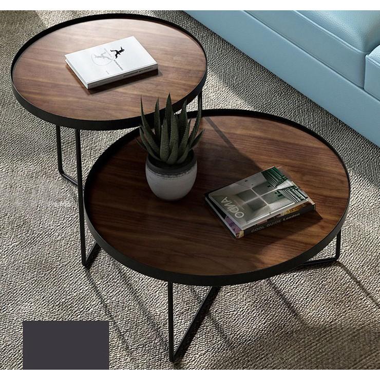 Bàn sofa đôi mặt đá nghệ thuật thiết kế khung viên ngoài