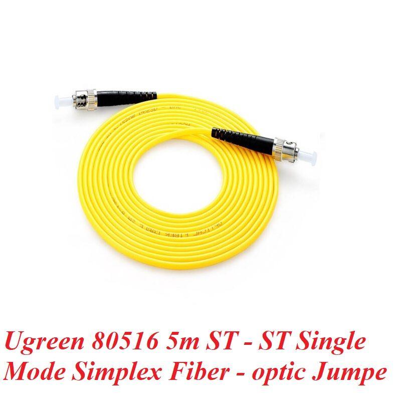 Ugreen UG80516NW132TK 5M ST-ST Màu vàng Cáp nhảy quang Single mode Simplex Fiber - HÀNG CHÍNH HÃNG