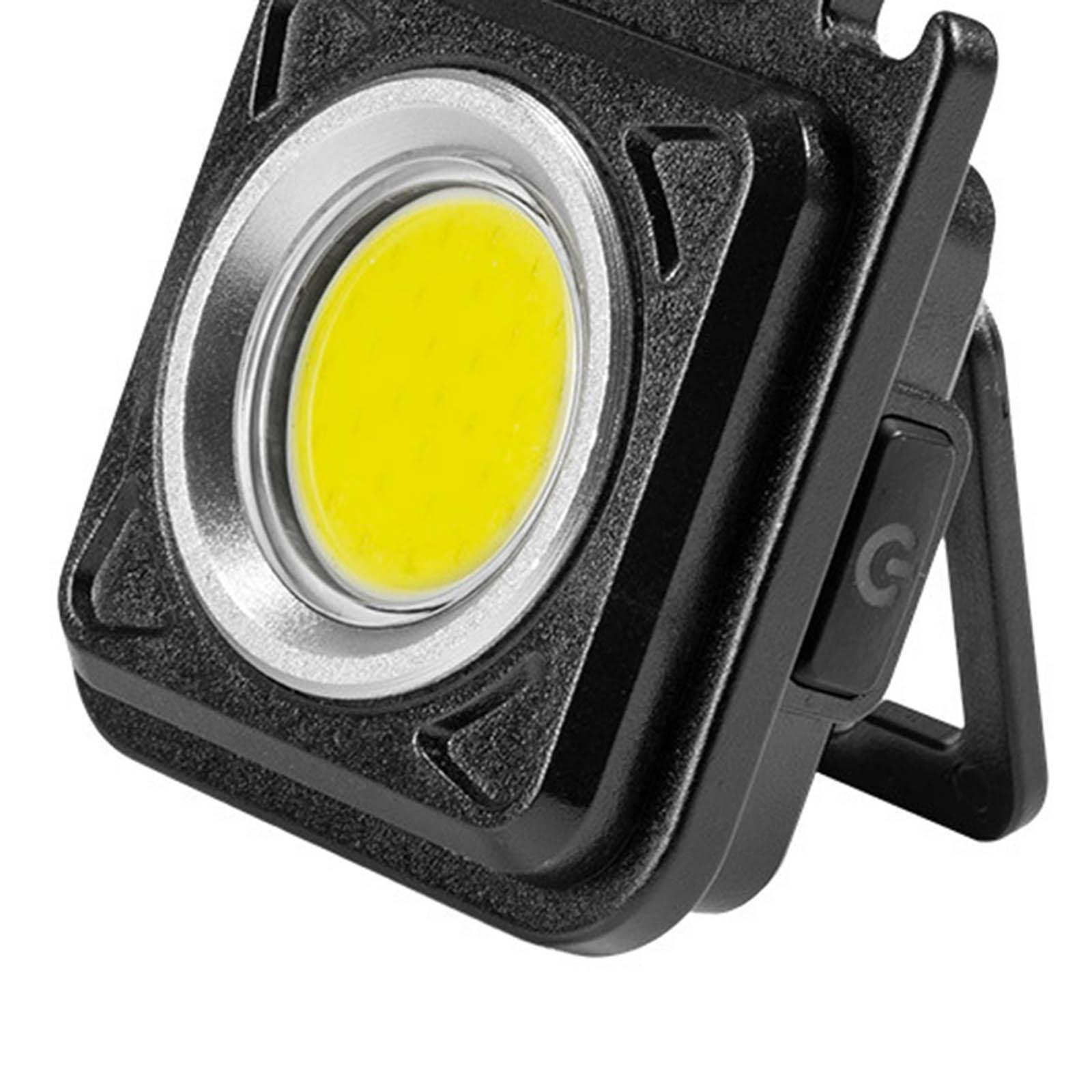 Mini LED Keychain Flashlight Rechargeable COB flashlights for Night Running
