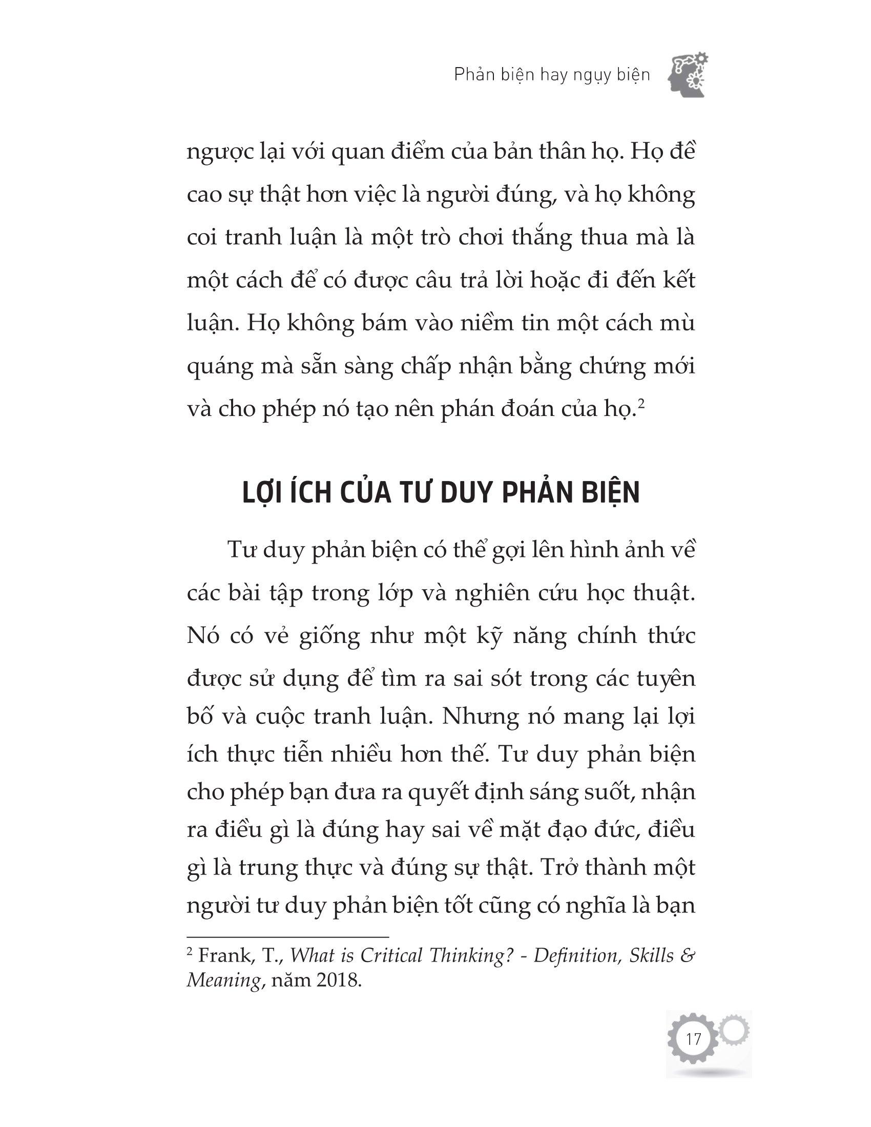Phản Biện Hay Ngụy Biện