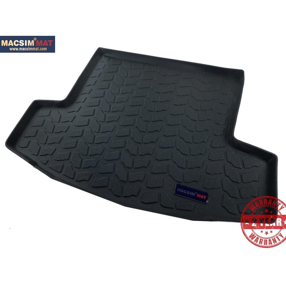 Thảm lót cốp xe ô tô Chevrolet Captiva 2012- nay nhãn hiệu Macsim chất liệu TPV cao cấp màu đen