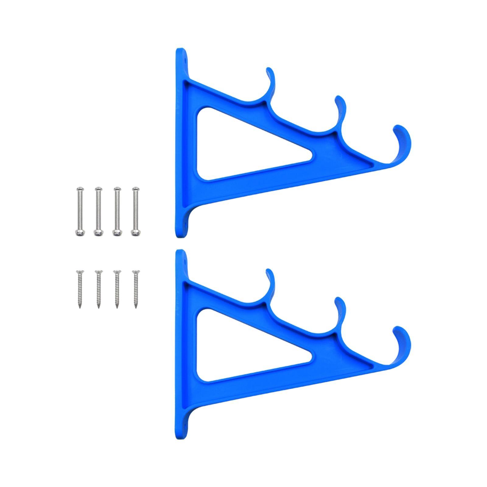 2 Pieces Fishing Rod Storage Rack Practical Durable for Wall Garage Door Car