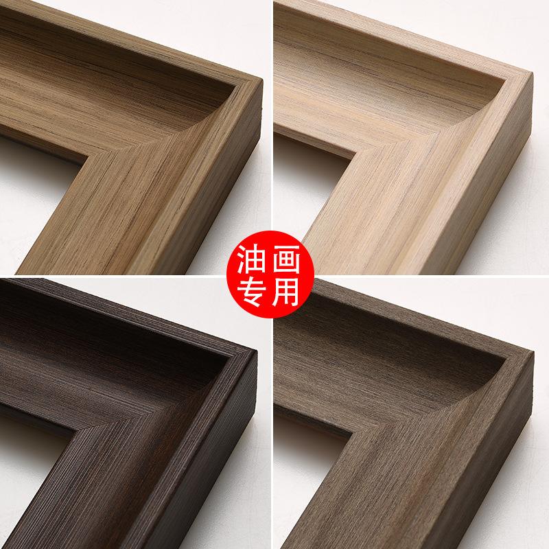 Ưu đãi đặc biệt theo phong cách châu Âu tối giản khung tranh sơn dầu kỹ thuật số khung ngoài khung khung khung ảnh kích thước lớn treo tường khung ảnh sáng tạo