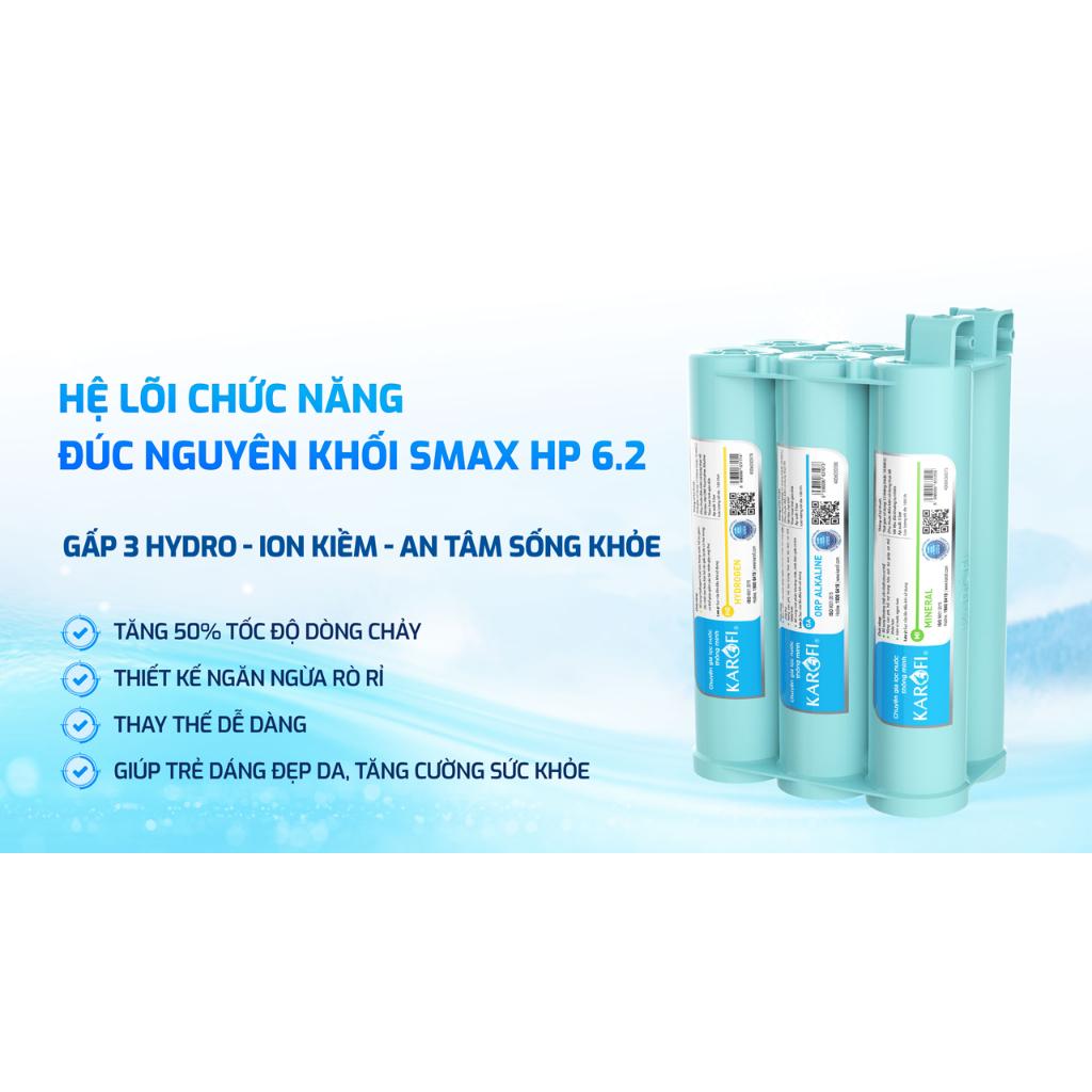 Máy lọc nước nóng lạnh RO Mỹ 11 lõi Karofi KAD-D66S Pro - Bổ sung lõi Hydro ion Kiềm - Lắp đặt miễn phí toàn quốc - Hàng Chính Hãng
