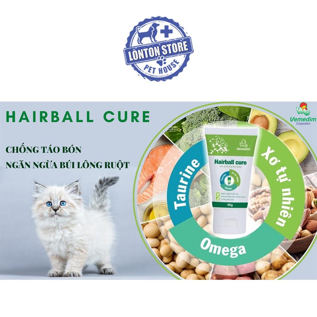 Hairball Cure - Giải Quyết Búi Lông Trong Dạ Dày Và Ruột Chó Mèo, Chống Táo Bón 50g