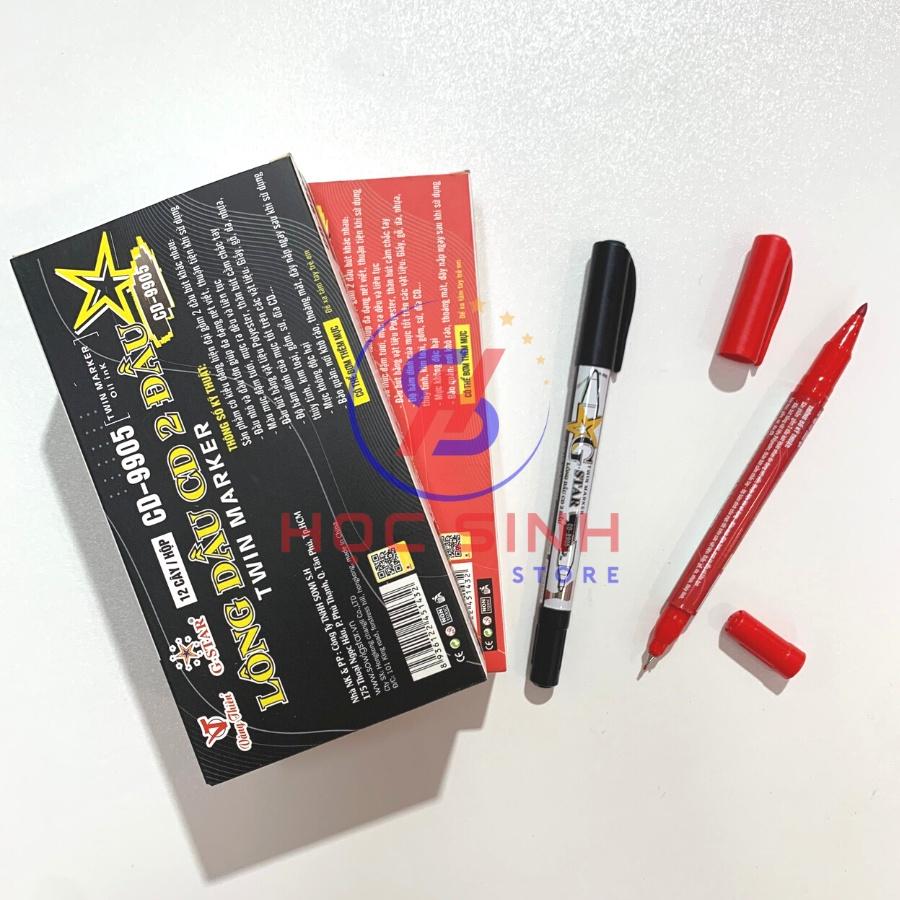 Bút lông dầu 2 đầu chất lượng cao Gstar CD-9905