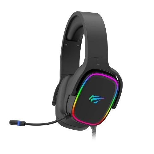 Tai Nghe Gaming Headphone HAVIT H2029U, Driver 50mm, Thiết Kế Khung Thép, Mic Khử Ồn - Hàng Chính Hãng