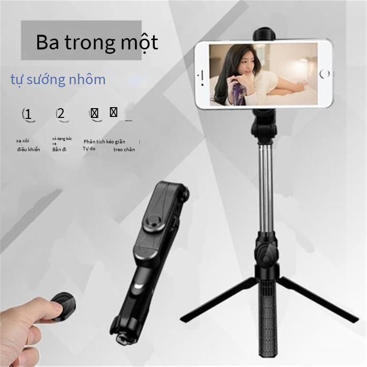 Phong cách mới nhất chân máy ảnh selfie mới nhất chụp ngang và dọc bluetooth selfie stick rung giá đỡ điện thoại di động trực tiếp