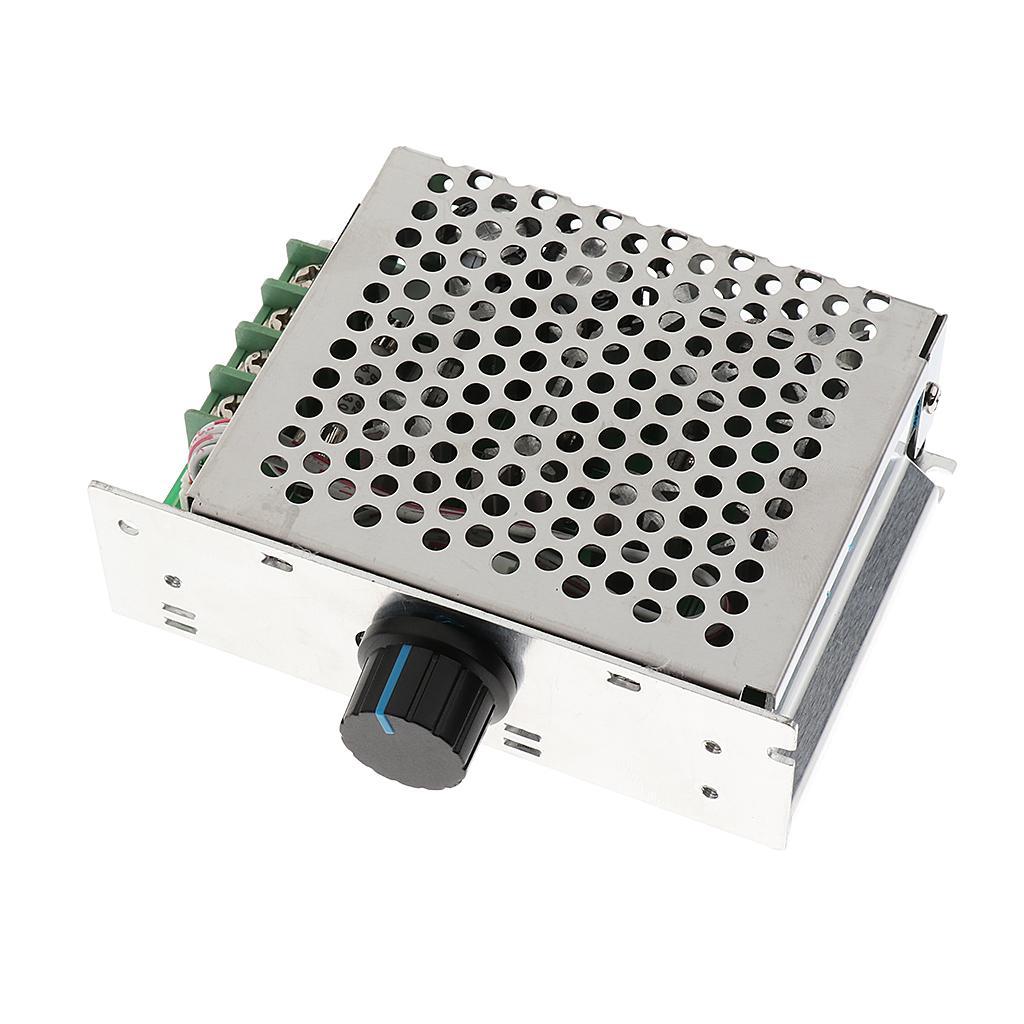 DC Motor Speed Governor Reverse Switch PWM Adjustable 12V-50V Aluminum