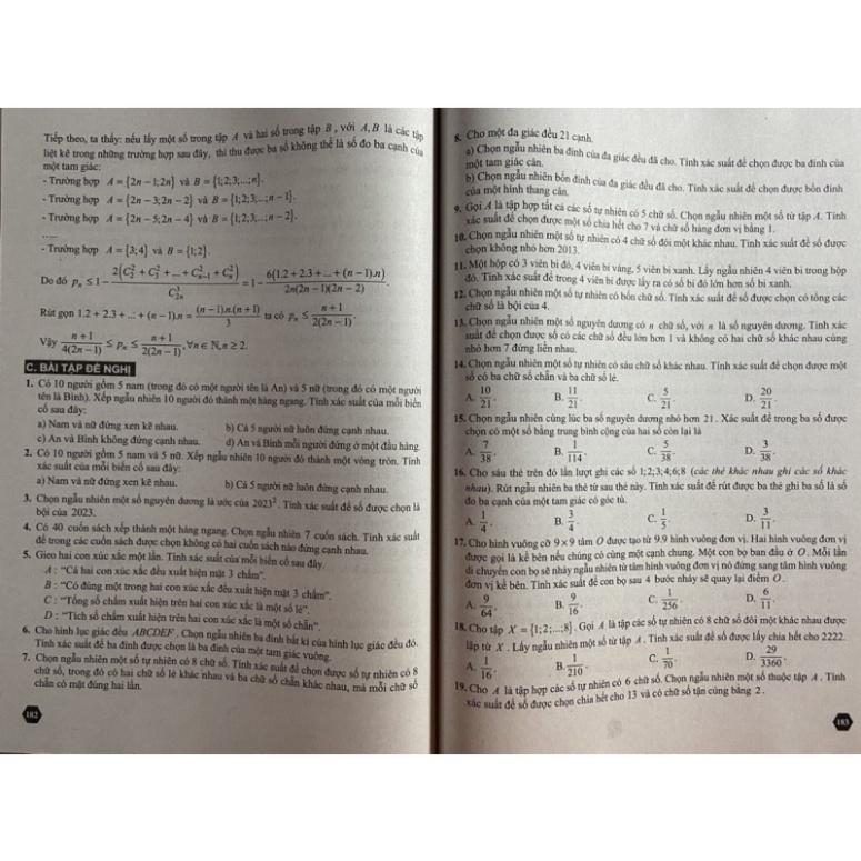 Sách - Bài Tập Nâng Cao Và Một Số Chuyên Đề Toán 10 Đại Số - Thống Kê Xác Suất