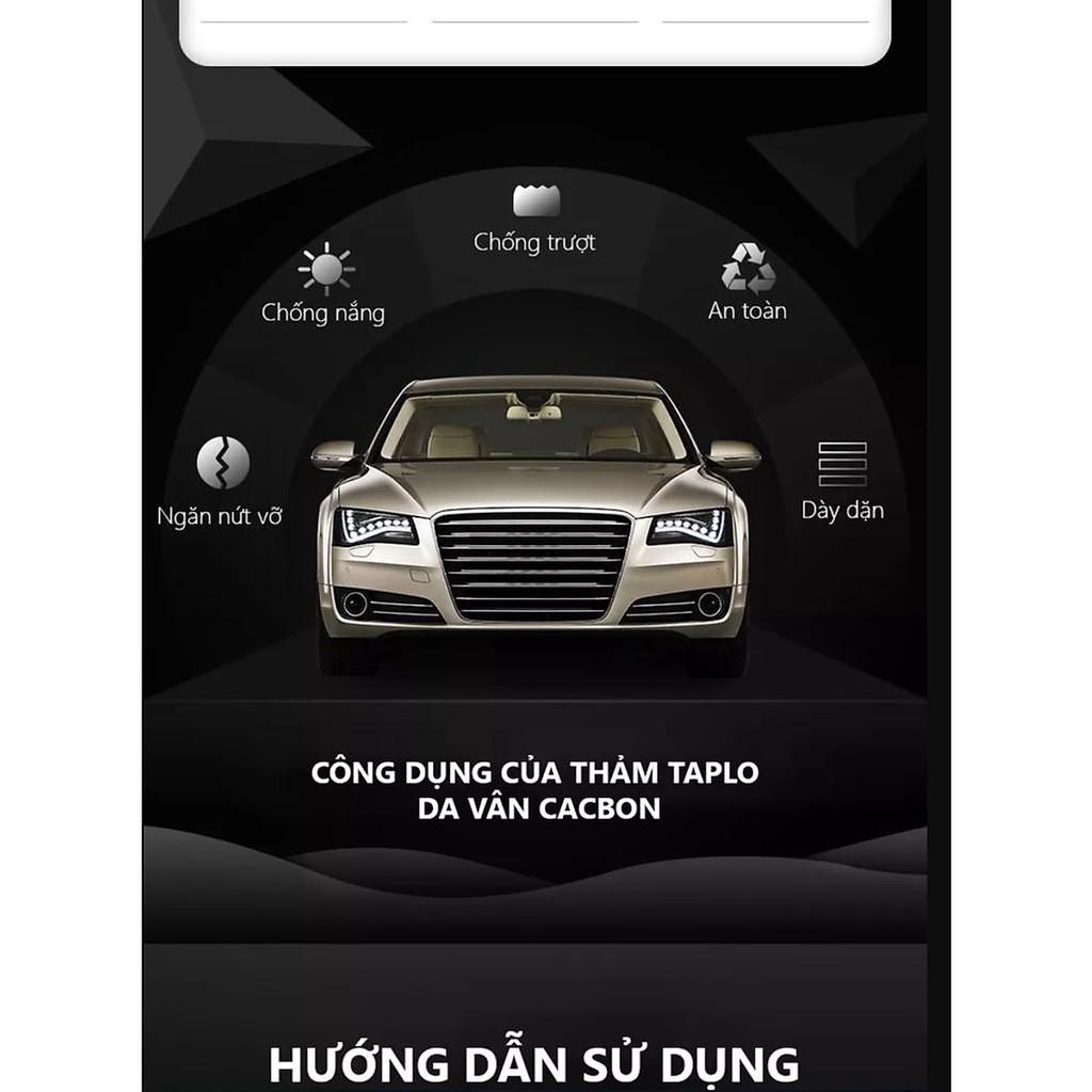 Thảm taplo dành cho HONDA CIVIC 2016-2020 Vân cacbon cao cấp chống nắng nóng hiệu quả