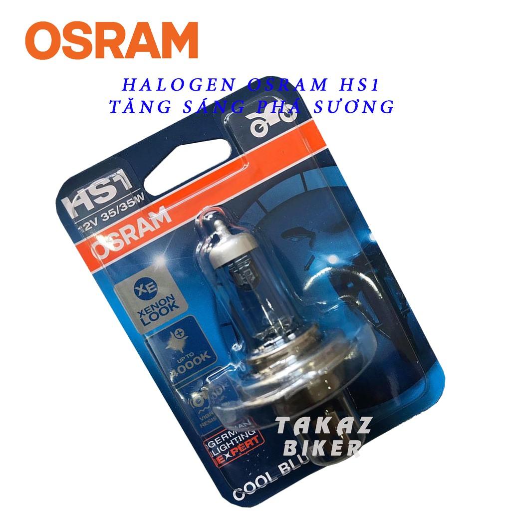 Bóng đèn HAL OSRAM HS1 Air Blade, Wave RS , Exciter , Vison tăng sáng +20% màu sáng xanh dương hiện đại 64185CB 35W 12V