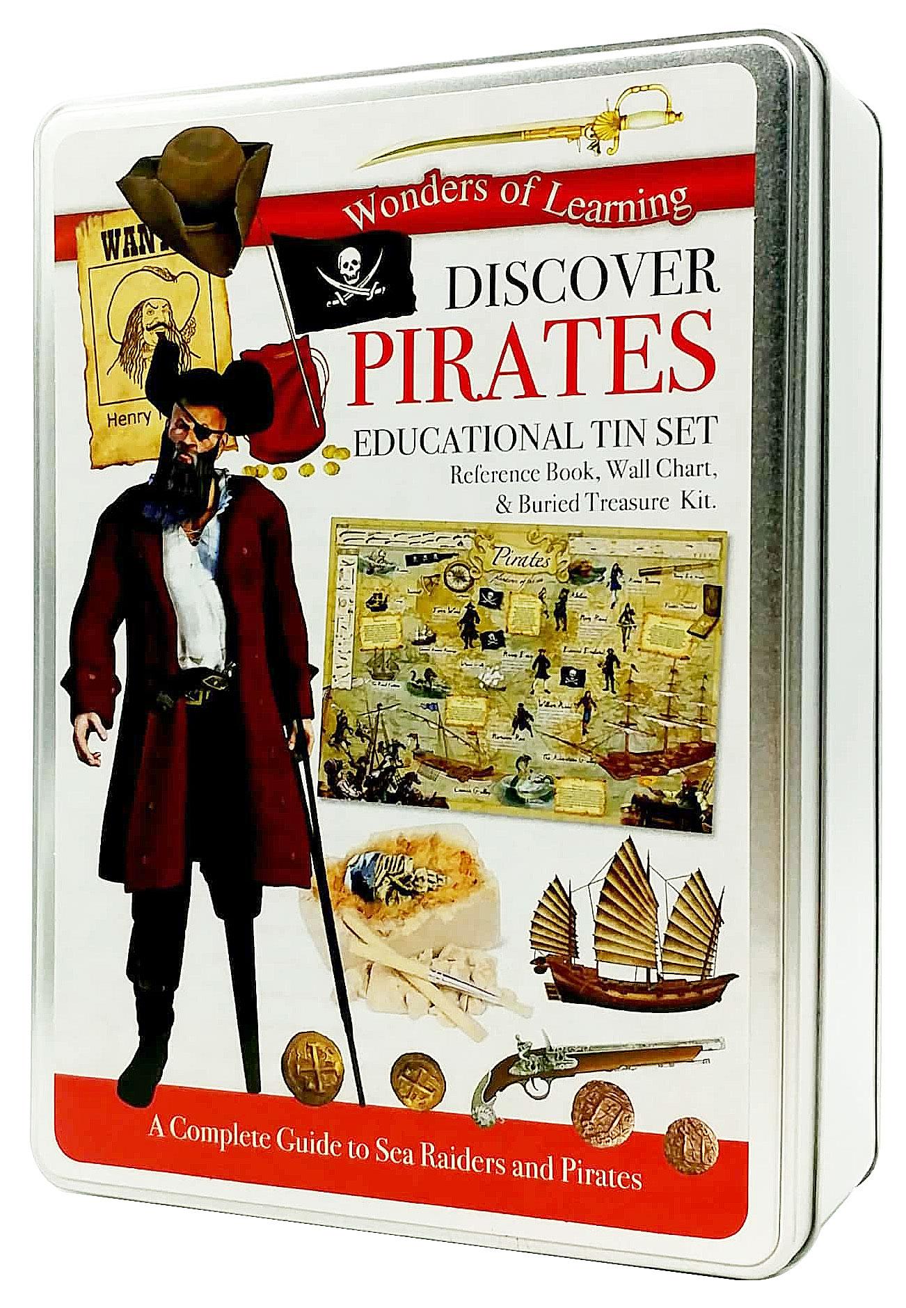 Wonder Of Learning - Discover Pirates - Educational Tin Set