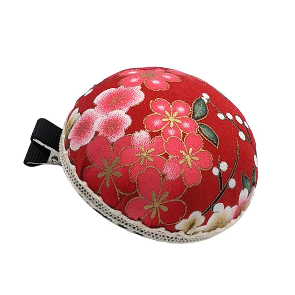 Cloth Pincuhion With Clip Insertion For Cross Stitch Sewing Patchwork