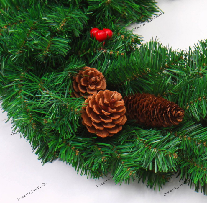 Dây Lá Thông Kết Trái B1 Trang Trí Giáng Sinh Noel