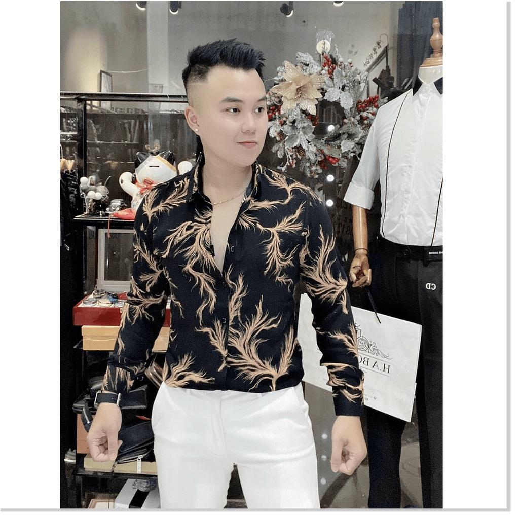 ÁO SƠ MI DÀI TAY NAM HỌA TIẾT CỰC ĐẸP - PHONG CÁCH KME FASHION