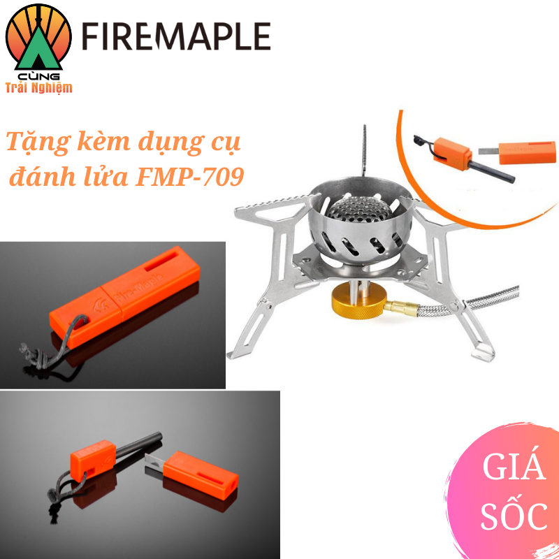 [CHÍNH HÃNG] Bếp Gas Dã Ngoại Chuyên Dụng Fire Maple Nấu Ăn Ngoài Trời Nhỏ Gọn Tiện Lợi FMS-121