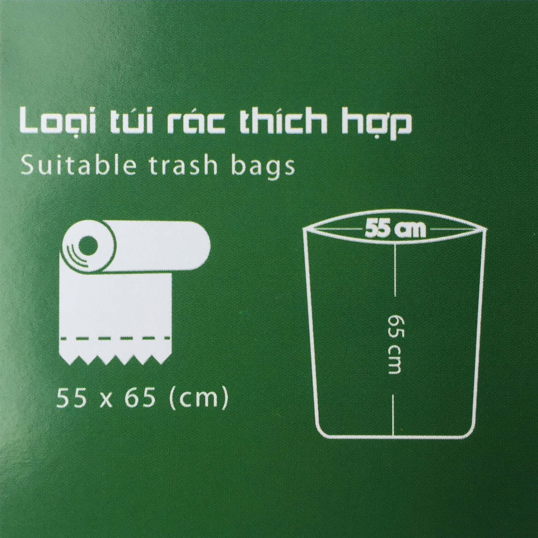 Thùng rác ECO Bộ 3 Duy Tân No.0953/3 - 3 ngăn phân loại rác hữu cơ, nhựa, khác