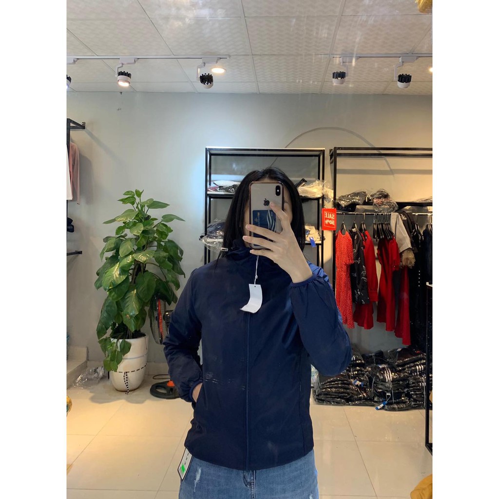 Áo khoác gió lót lưới cho nữ