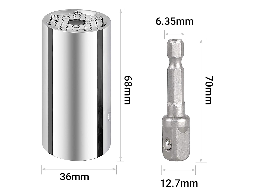 Khẩu đa hình 9-27mm ½ inch