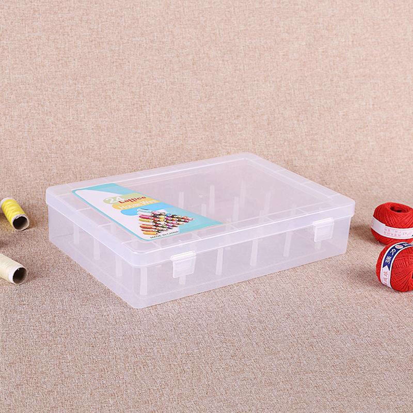 2pcs Embroidery Floss Thread Storage Organizer Box Sewing Thread Bobbins Holder