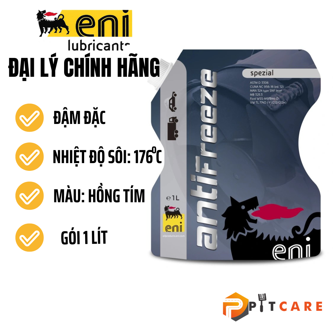 Nước Làm Mát Đậm Đặc Eni Special Màu Hồng Tím 1L Chính Hãng