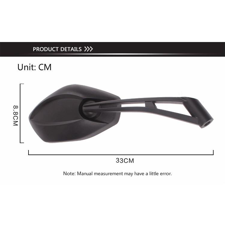 Gương chiếu hậu xe máy , chất liệu hợp kim nhôm