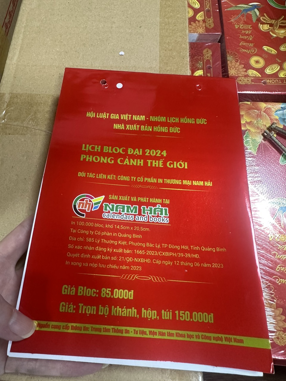 Bloc Lịch Đại 14.5 x 20.5 Cm – Giáp Thìn 2024