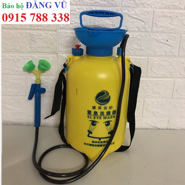 Cây rửa mắt khẩn cấp inox 304 loại lửng