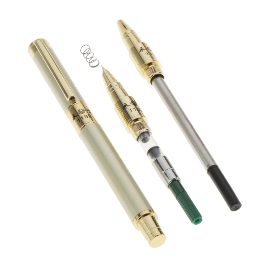 3Pc/Set Fountain Pen with Ink Smooth Elegant Writing - Best Fountain Pens Collection - Gift Pen Ready