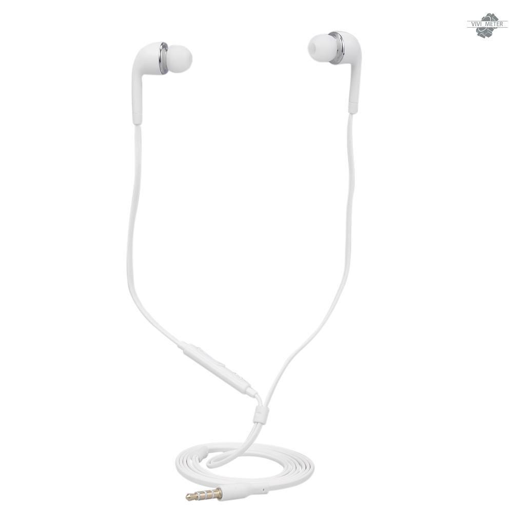 3.5mm Wired Headphones Headset In-Ear Earbuds Soft Silicone Music Earphones for PC Laptop Tablet Smartphone Hands-free with Microphone In-line Control