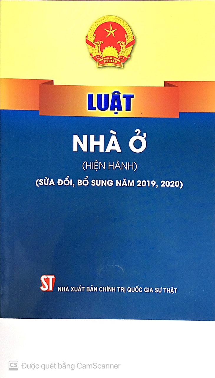 Luật nhà ở ( Hiện hành ) ( Sửa đổi , bổ sung năm 2019, 2020)