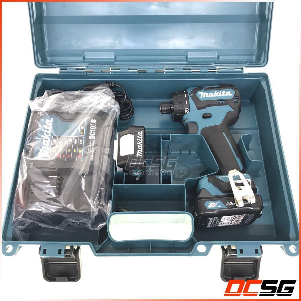 Máy khoan, vặn vít 10/28mm dùng pin 12Vmax Makita DF032DSAE