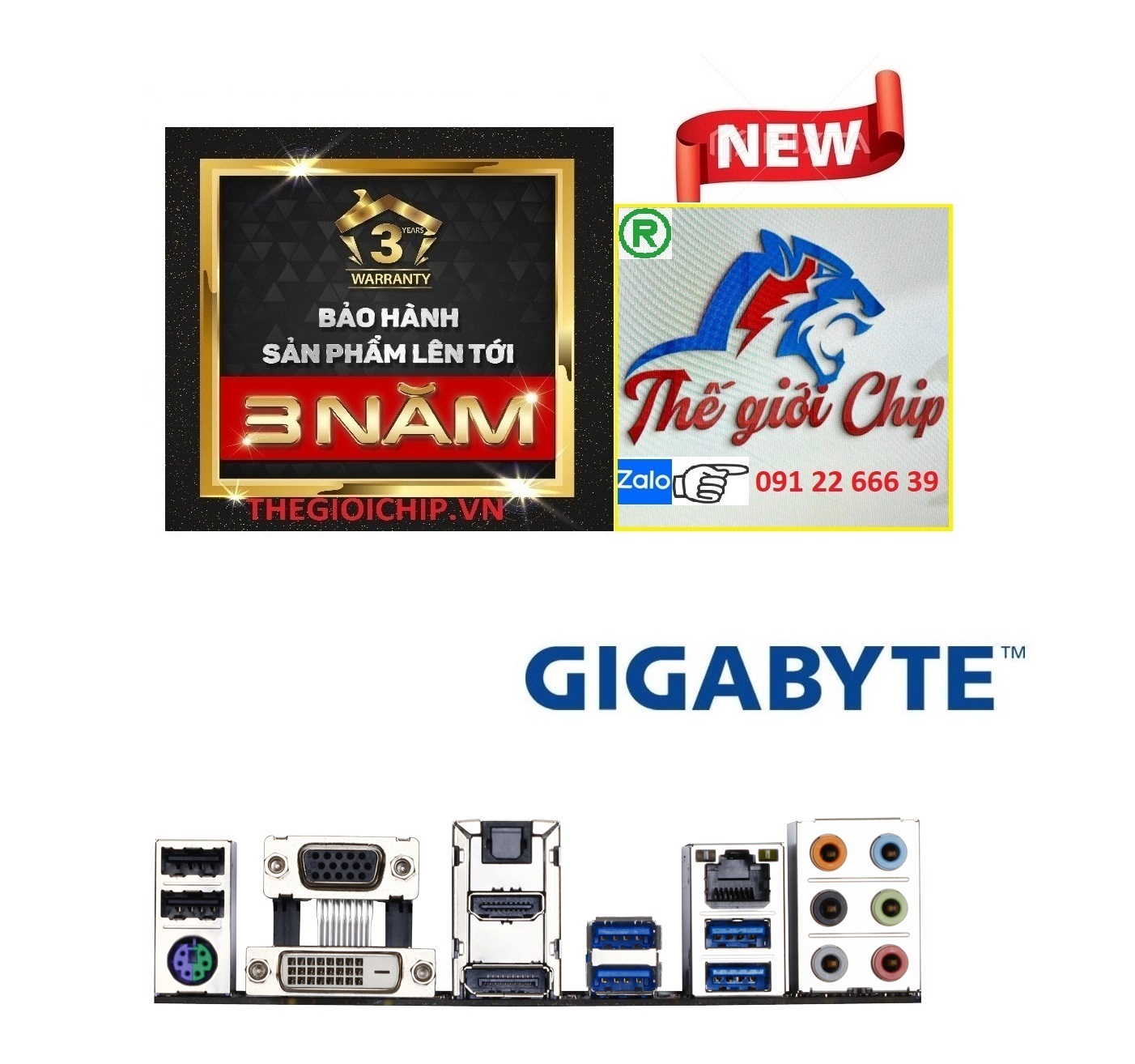 Bo Mạch Chủ (Mainboard) Gigabyte GA H97-Gaming 3 (HÀNG CHÍNH HÃNG)