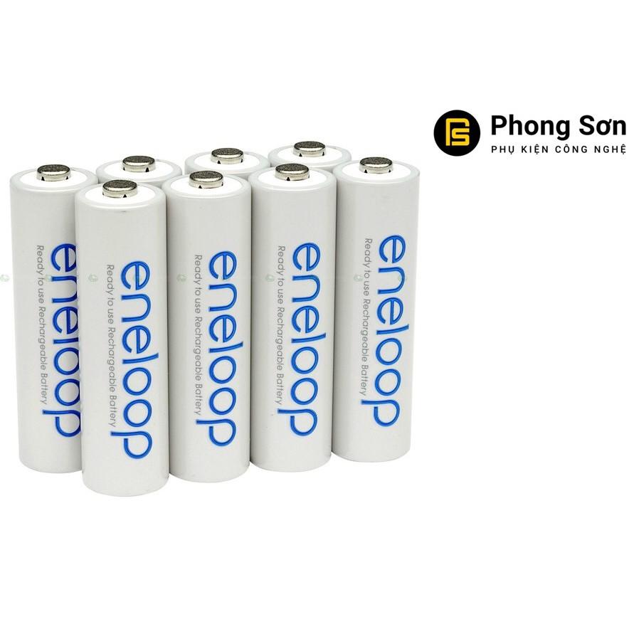 Combo Sạc pin AA/AAA MQN06 Sanyo ( Sạc nhanh ) + Pin sạc AA vỉ 4 viên 1900 mAh  - Hàng Chính Hãng