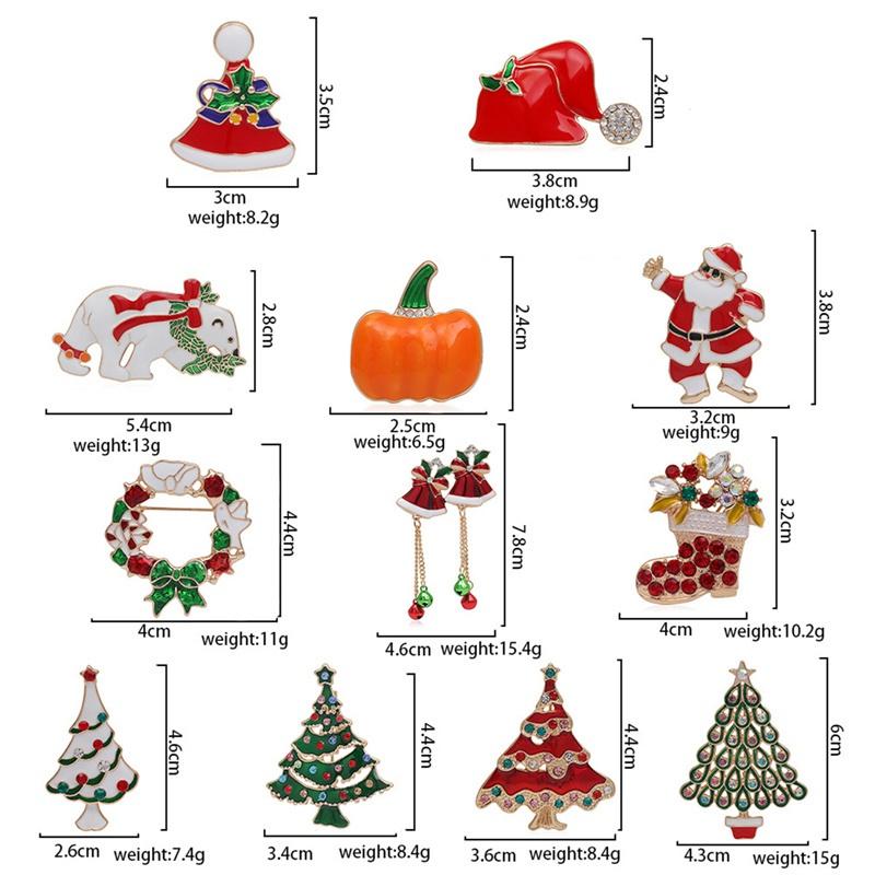 Huy Hiệu Cài Áo Chủ Đề Giáng Sinh Đáng Yêu