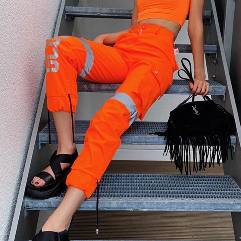 Quần Jogger Cam Neon
