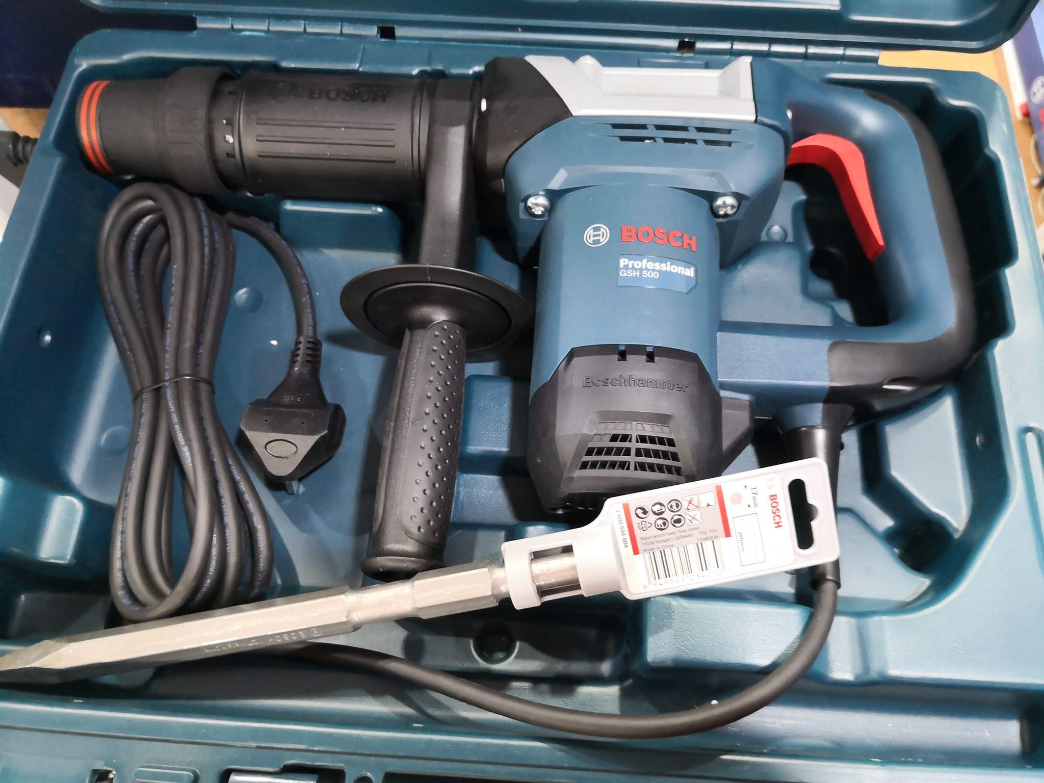MÁY ĐỤC BÊ TÔNG 1100W 7,8J BOSCH GSH 500 GEN II - HÀNG CHÍNH HÃNG