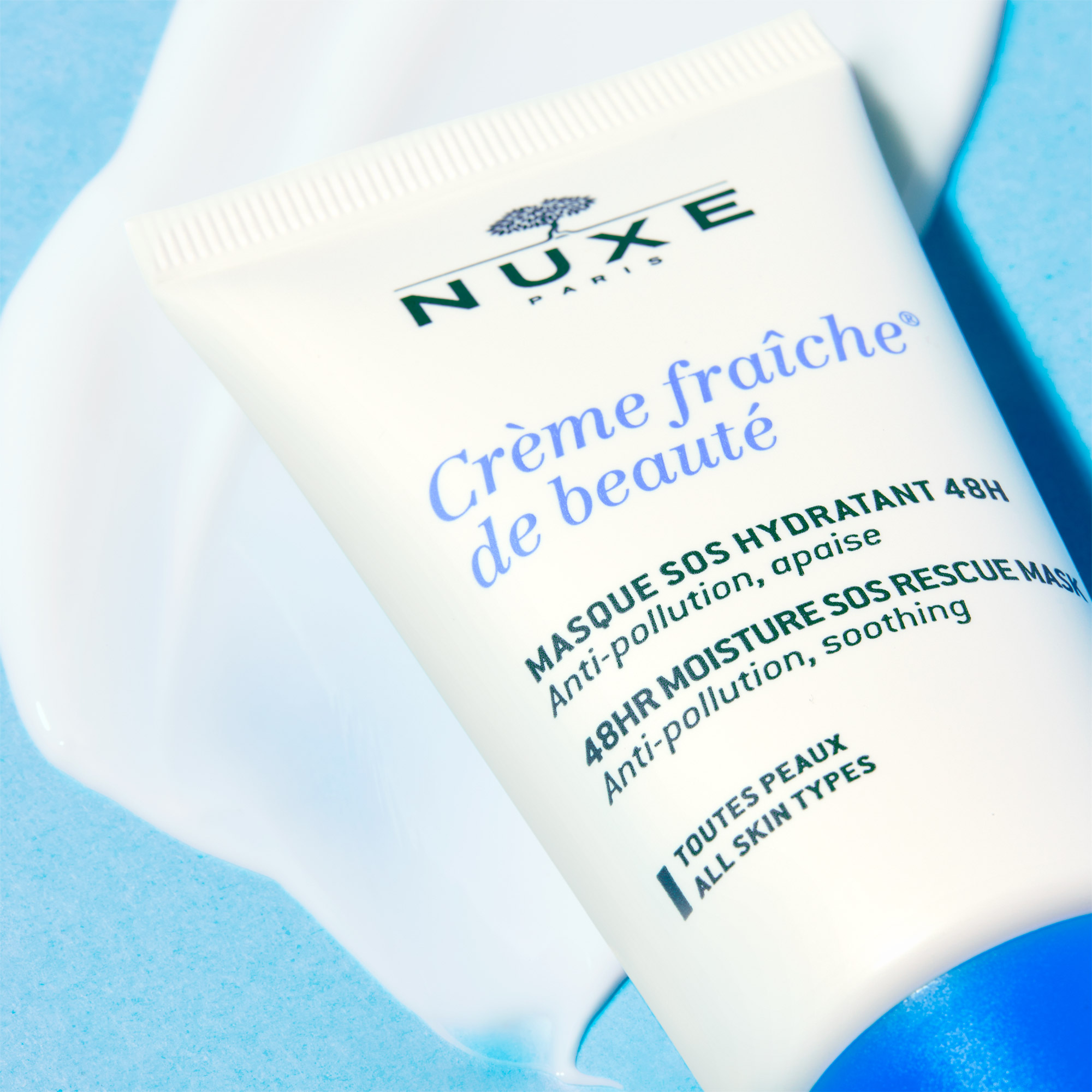 Mặt nạ dưỡng ẩm 48h Nuxe Crème fraîche de beauté (50ml) - Tặng Móc Khóa