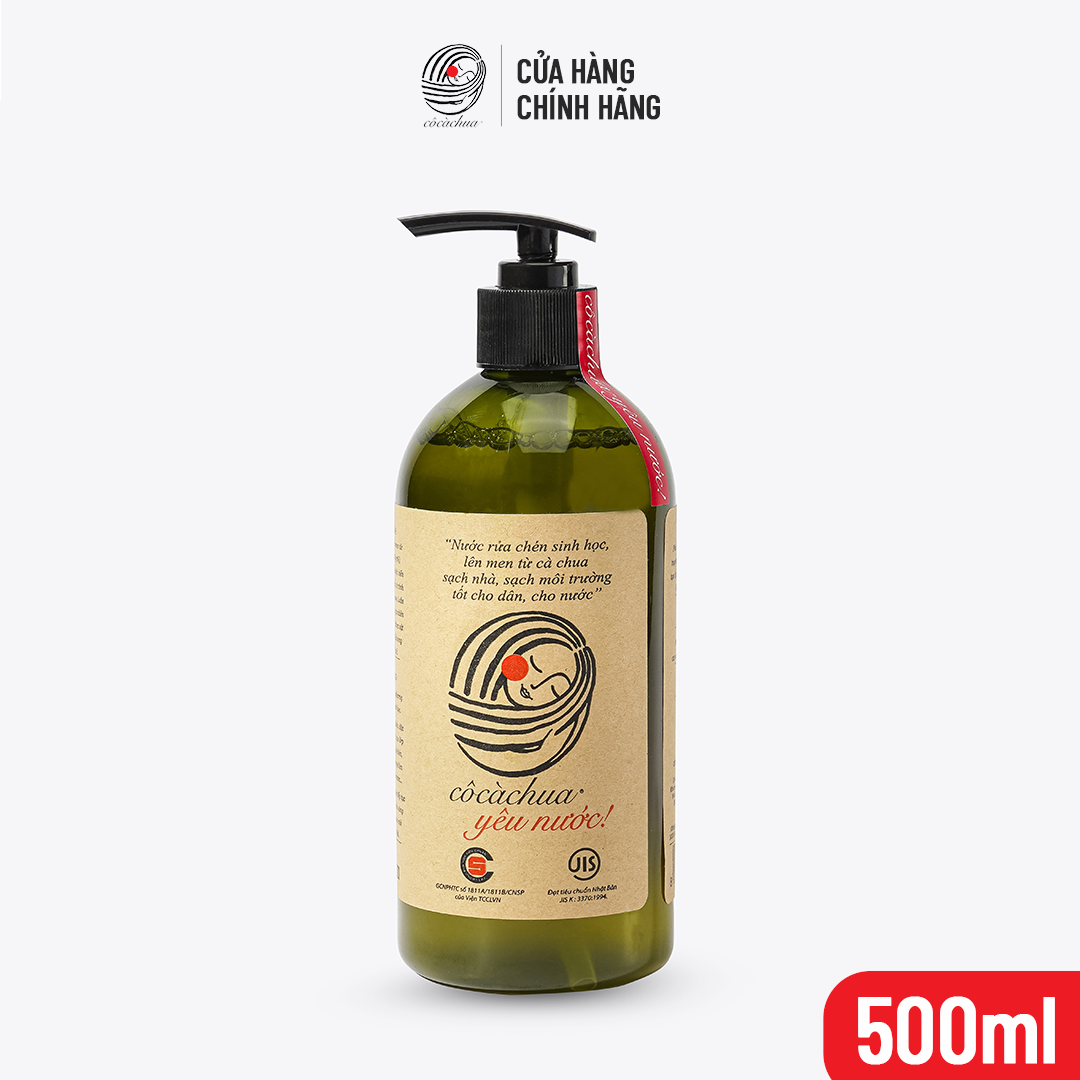 Nước Rửa Chén Sinh Học Cô Cà Chua Yêu Nước 500ml