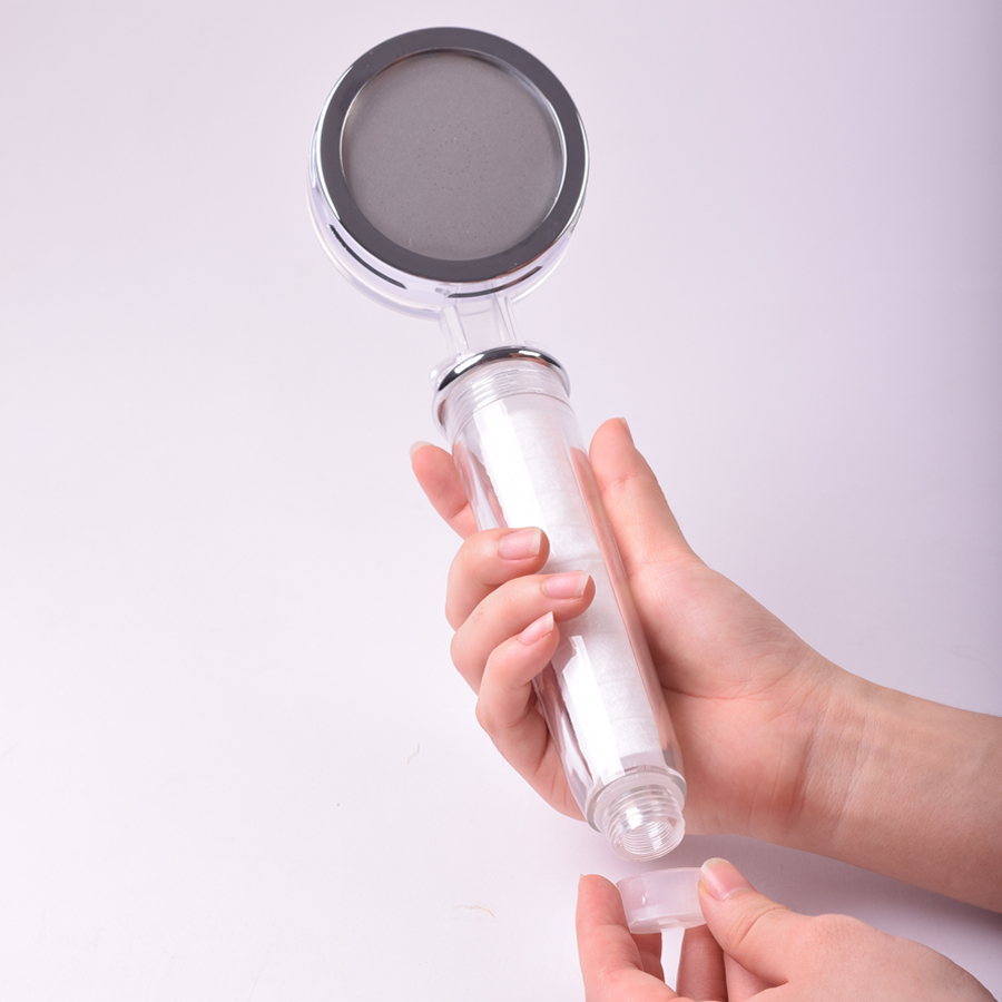 Vòi tắm hoa sen tăng áp lọc nước loại nhỏ - Living On Pure Aqua Shower Head
