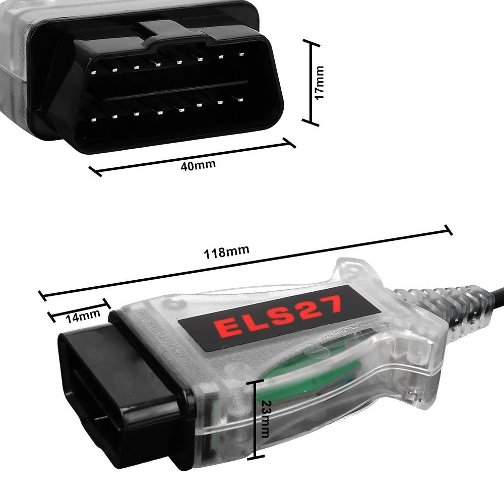Thiết bị chẩn đoán lỗi ô tô Mazda ELS27 Forscan V2.3.7 Green PCB PIC18f25k80 Chip ELM327&J25H-T3S34