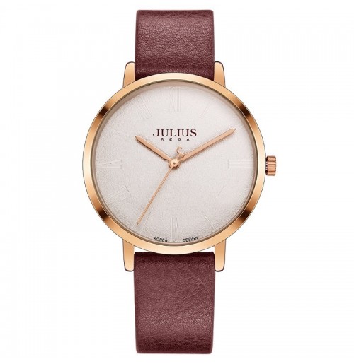 Đồng hồ nữ dây da Julius Hàn Quốc Ja-953