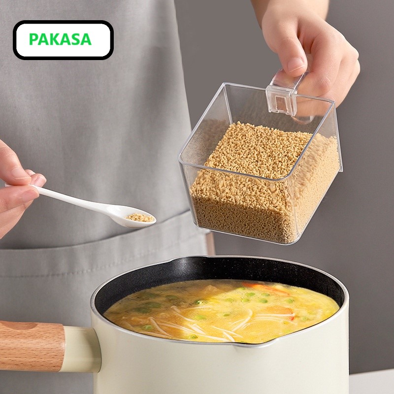 Kệ Đựng Gia Vị Nhà Bếp Dán Tường Có Ngăn Kéo 5 Ngăn Tiện Dụng - Hàng Chính Hãng