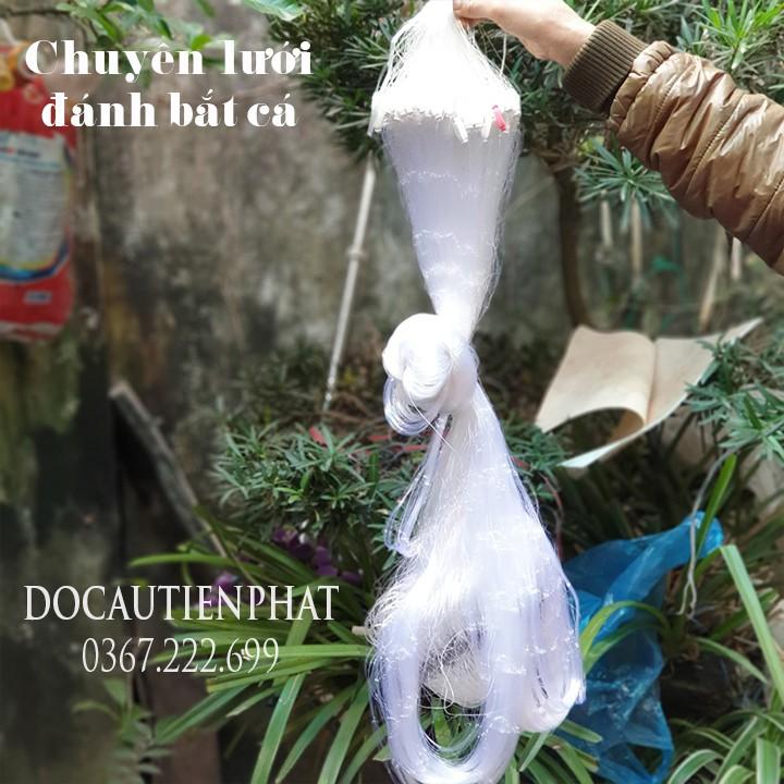 Lưới đánh cá ba màn sợi thái mắt 12cm cao 1m2 dài 80m